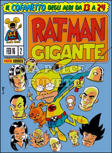 RAT-MAN GIGANTE COFANETTO VUOTO #     2 - RAT-MAN GIGANTE 13/24